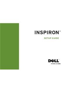 Dell Inspiron 1750 manual. Camera Instructions.